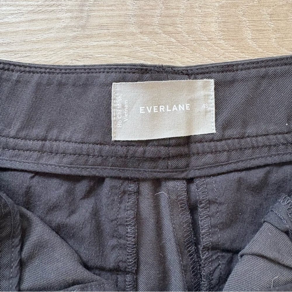 Everlane Black Wide-Leg Trouser Women's Pants - Picture 3 of 9